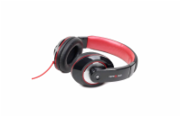 GEMBIRD MHS-BOS stereo headphones BOSTON Mini Jack black-red 1.5m