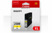 Canon CARTRIDGE PGI-2500XL Y žlutá pro Maxify iB4050, iB4150, MB5050, MB5150, MB5155, MB5350, MB5450 a MB5455 (1295str.)