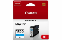 Canon CARTRIDGE PGI-1500XL C azurová pro Maxify MB2050, MB2150, MB2350, MB2750 a MB2755 (1020 str.)