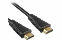 PREMIUMCORD Kabel HDMI - HDMI 0,5m (v1.4, 3D, zlacené kontakty, stíněný)