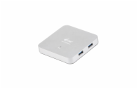 i-tec USB HUB METAL/ 4 porty/ USB 3.0/ napájecí adaptér/ kovový/ stříbrný