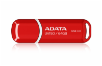 ADATA Flash Disk 64GB UV150, USB 3.1 Dash Drive (R:90/W:20 MB/s) červená