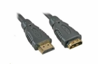 PREMIUMCORD Kabel prodlužovací HDMI - HDMI 10m, zlacené konektory