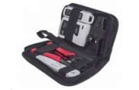 Intellinet 4-Piece Network Tool Kit, sada nářadí: cable tester, krimpovací kleště, LSA narážecí nástroj, stripovač