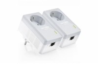 TP-Link TL-PA4010PKIT průchozí powerline set (AV600, 1x100Mb/s, HomePlug AV)