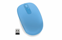 Microsoft 1850/Cestovní/Optická/Bezdrátová USB/Modrá