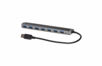 i-tec USB HUB METAL/ 7 portů/ USB 3.0/ napájecí adaptér/ kovový
