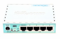 MikroTik RouterBOARD hEX, 880MHz dual-core CPU, 256MB RAM, 5x LAN, USB, microSD slot, vč. L4 licence