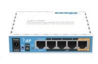 MikroTik RouterBOARD RB951Ui-2nD, hAP,CPU 650MHz, 5x LAN, 2.4Ghz 802.11b/g/n, USB, 1x PoE out,  L4