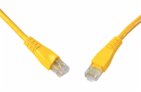 SOLARIX patch kabel CAT6 UTP PVC 3m žlutý snag proof