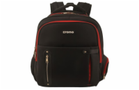 Crono Dakota - batoh na notebook 15.6", černý + červený