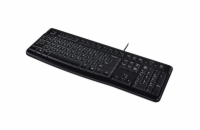 Logitech K120/Drátová USB/RU layout/Černá
