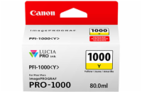 Canon cartridge PFI-1000 Y Yellow Ink Tank/Yellow/80ml