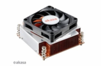 AKASA chladič CPU AK-CC6502BT01 pro Intel LGA 2011, měděné jádro, 70mm PWM ventilátor, pro 2U skříně