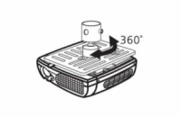 Acer Universal Ceiling Mount short max 11 cm CM-01S; MC.JLC11.002 mont. sada strop