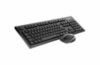 A4Tech set klávesnice s myší 7100N, bezdrátový, CZ/SK