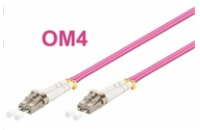 Duplexní patch kabel MM 50/125, OM4, SC-LC, LS0H, 3m