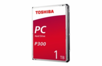 TOSHIBA HDD P300 Desktop PC (CMR) 1TB, SATA III, 7200 rpm, 64MB cache, 3,5", BULK