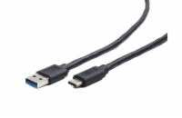 GEMBIRD USB 3.0 AM na Type-C kabel (AM/CM), 1,8m, černý