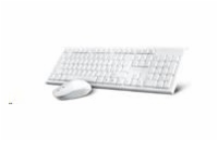 CONNECT IT Combo bezdrátová bílá klávesnice + myš, CZ + SK layout