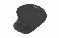 Podložka pod myš ergonomická gelová Natec Marmot, černá, 245x225 mm