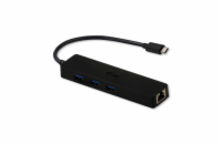 i-tec USB-C 3.1 Slim 3-portový HUB + RJ-45