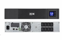 EATON UPS 5SC 1000IR, Line-interactive, Rack 2U, 1000VA/700W, výstup 8x IEC C13, USB, displej, sinus