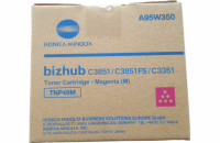 Konica Minolta toner A95W350, magenta, 12000str., TNP-49M, Konica Minolta Bizhub C3351, Bizhub C3851