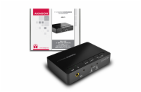 AXAGON ADA-71, USB2.0 - 7.1 audio SOUNDbox, SPDIF vstup/výstup