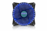 EVOLVEO ventilátor 120mm, LED 33 bodů, modrý
