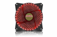 EVOLVEO ventilátor 120mm, LED 33 bodů, červený