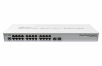 MikroTik CRS326-24G-2S+RM MikroTik Cloud Router Switch CRS326-24G-2S+RM, 800MHz CPU,512MB RAM, 24xLAN, 2xSFP+ slot, vč. L5