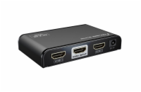 PremiumCord HDMI 2.0 splitter 1-2 porty, 4K x 2K/60Hz, FULL HD, 3D, černý