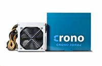 CRONO zdroj PS400PLUS/Gen2/ 400W/ 12cm fan/ 4x SATA/ druhá generace/ aktivní PFC/ retail balení/ 85+/ šedý