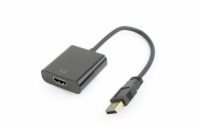 Gembird A-USB3-HDMI-02 Gembird adaptér USB 3.0 (M) na HDMI (F), čierny