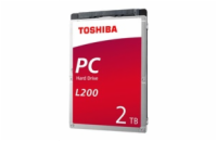 TOSHIBA HDD L200 Laptop PC (SMR) 2TB, SATA III, 5400 rpm, 128MB cache, 2,5", 9,5mm, BULK