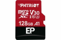 Patriot V30 A1/micro SDXC/128GB/100MBps/UHS-I U3 / Class 10/+ Adaptér