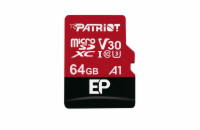 Patriot V30 A1/micro SDXC/64GB/100MBps/UHS-I U3 / Class 10/+ Adaptér