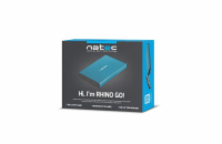 Natec external enclosure RHINO GO for 2,5`` SATA, USB 3.0, Blue, NKZ-1280