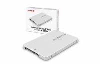 AXAGON RSS-M2SD, SATA - M.2 SATA SSD, interní 2.5" ALU box, stříbrný