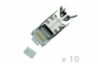 DATACOM Plug STP CAT7(6A) 8p8c- RJ45 drát (10ks)