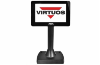 Virtuos 7" LCD barevný zákaznický displej Virtuos SD700F, USB, černý