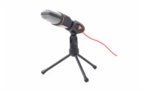 Gembird mikrofón, 3.5 mm jack, s držiakom a stojanom, všesmerový, kondenzátorový