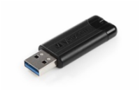 VERBATIM Flash Disk PinStripe USB 3.0, 32GB - černá