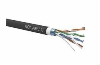 Instalační kabel Solarix CAT5E FTP PVC+PE Fca dvojitý plášť 305m/cívka SXKD-5E-FTP-PVC+PE