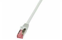 LOGILINK CQ2012S LOGILINK - Patch kabel Cat.6 S/FTP PIMF PrimeLine 0,25m šedý