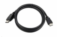 Gembird kábel DisplayPort (M) na HDMI (AM), 1.8 m, čierny