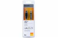 Belkin kabel USB 2.0. A/B řada standard, 3m