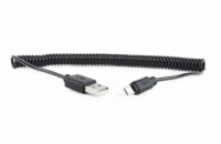 GEMBIRD CC-mUSB2C-AMBM-6 Gembird micro USB 2.0 kabel 1.8m stočený černý