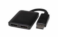 PremiumCord  adaptér DisplayPort  -  2x DisplayPort, rozšíření + zrcadlení obrazu, 4K*2K@30Hz